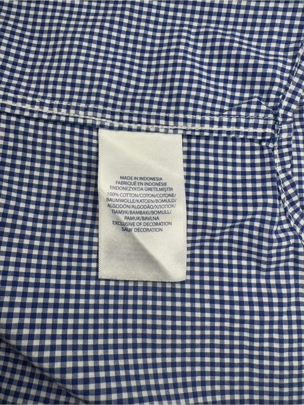 Ralph Lauren Bundle Blue Gingham & Green Plaid Button-Down Shirts